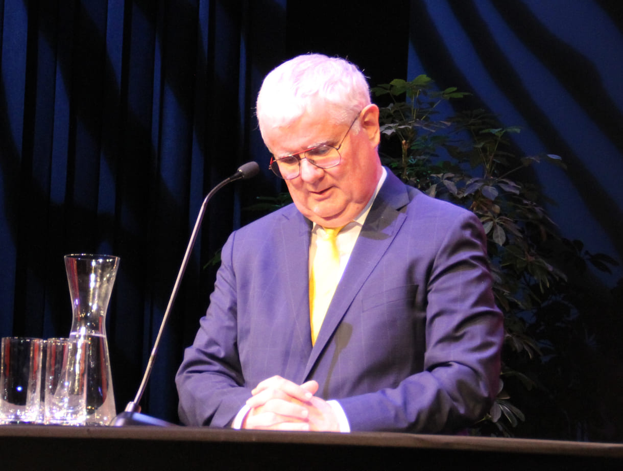 Helmut Schramm, Präsident des Schulerhalters der VBS, freute sich über den Publikums-Entscheid und würdigte den Preisträger sowie die VBS-Familie
