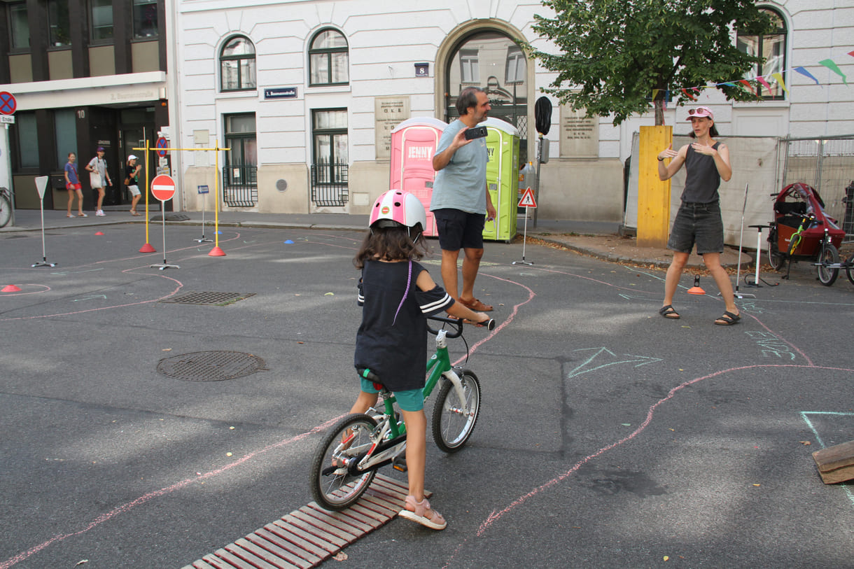 Fahrrad-Parcours