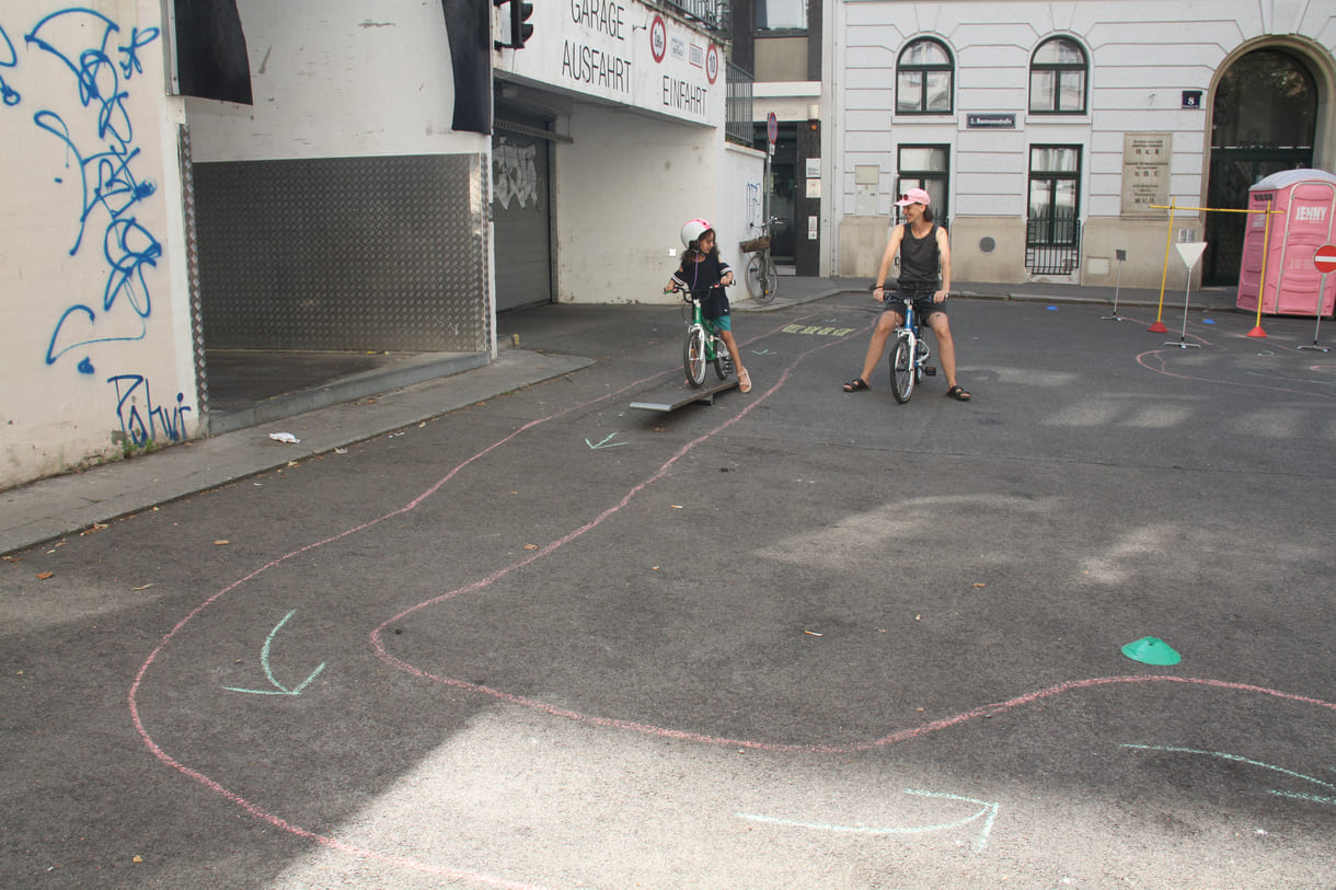 Fahrrad-Parcours