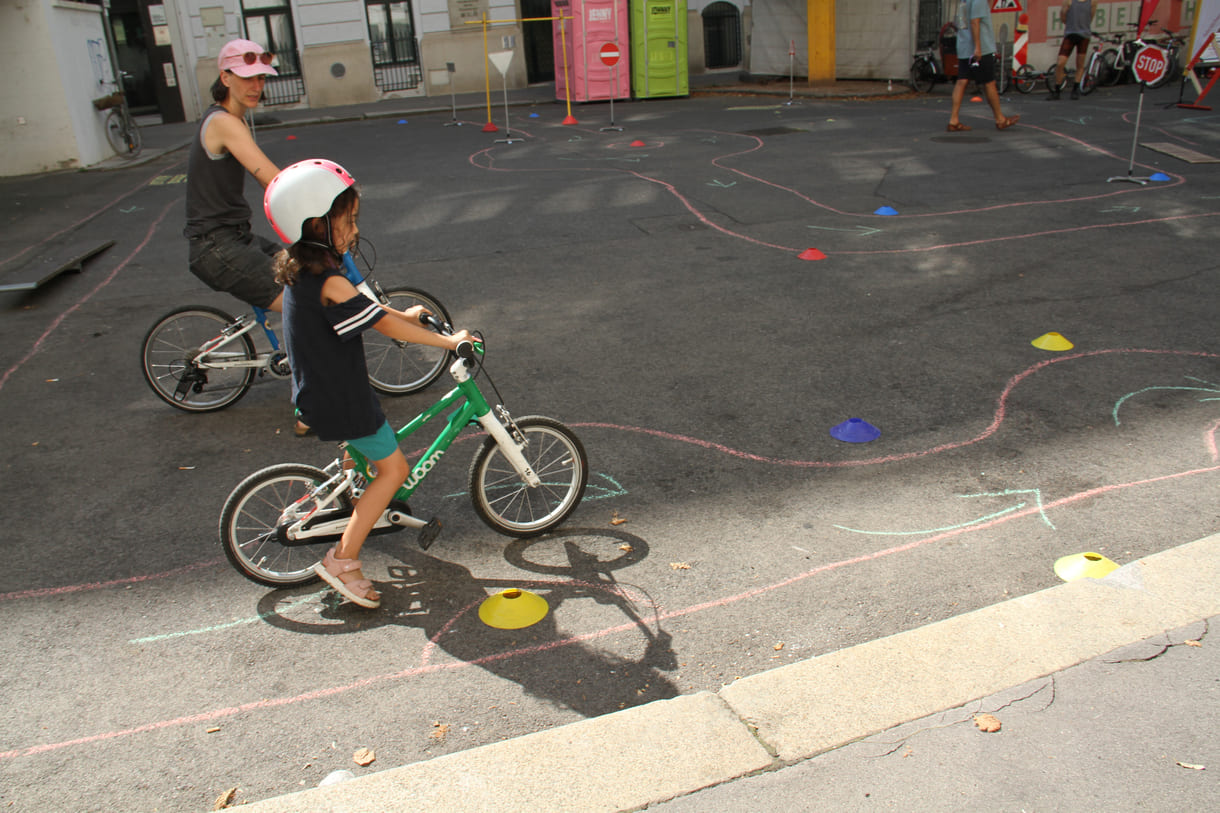 Fahrrad-Parcours