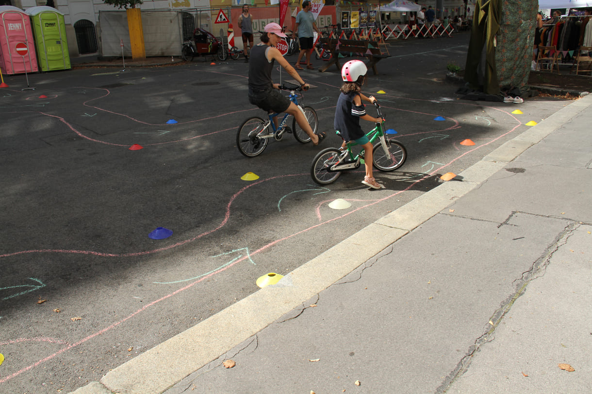 Fahrrad-Parcours