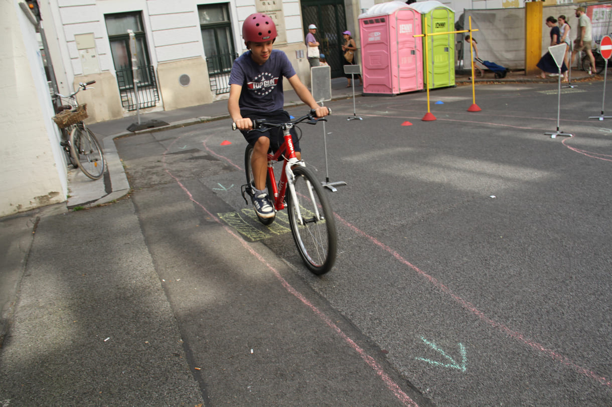 Fahrrad-Parcours