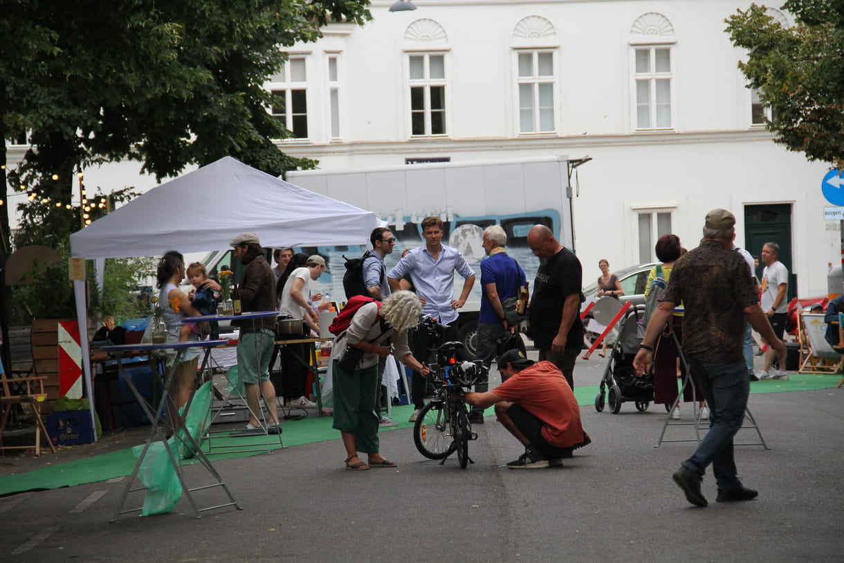 Fahrrad-Reparatur