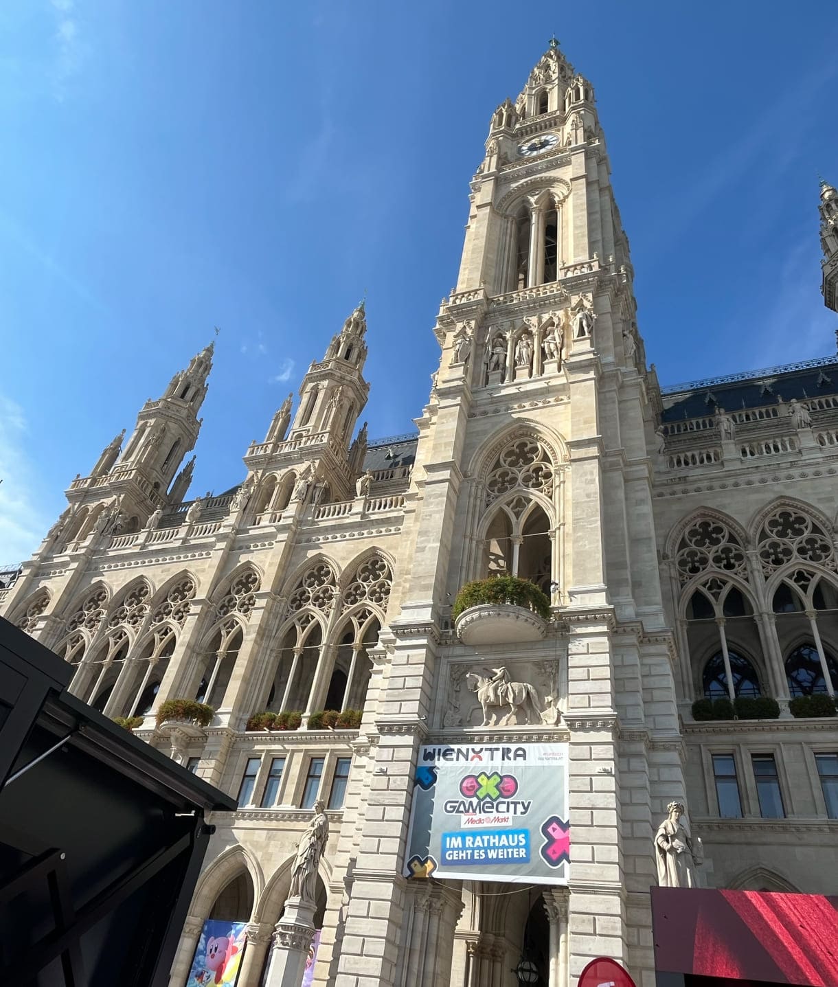 Wiens Rathaus als Spiel-Zentrale