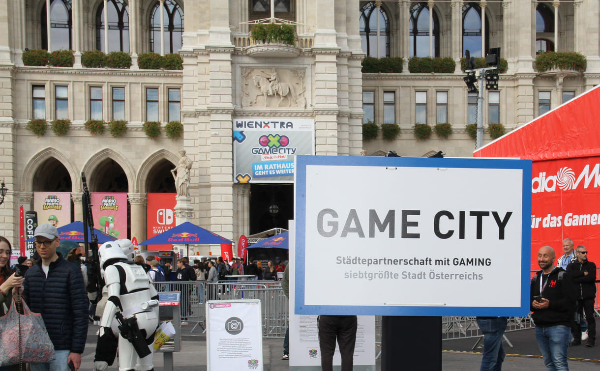 Rathaus gleich zweier Städte - von Wien und von der Game City ;)