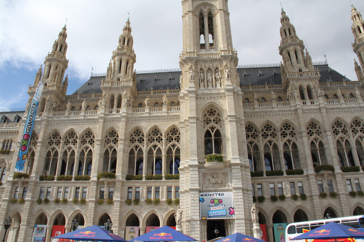 Rathaus gleich zweier Städte - von Wien und von der Game City ;)