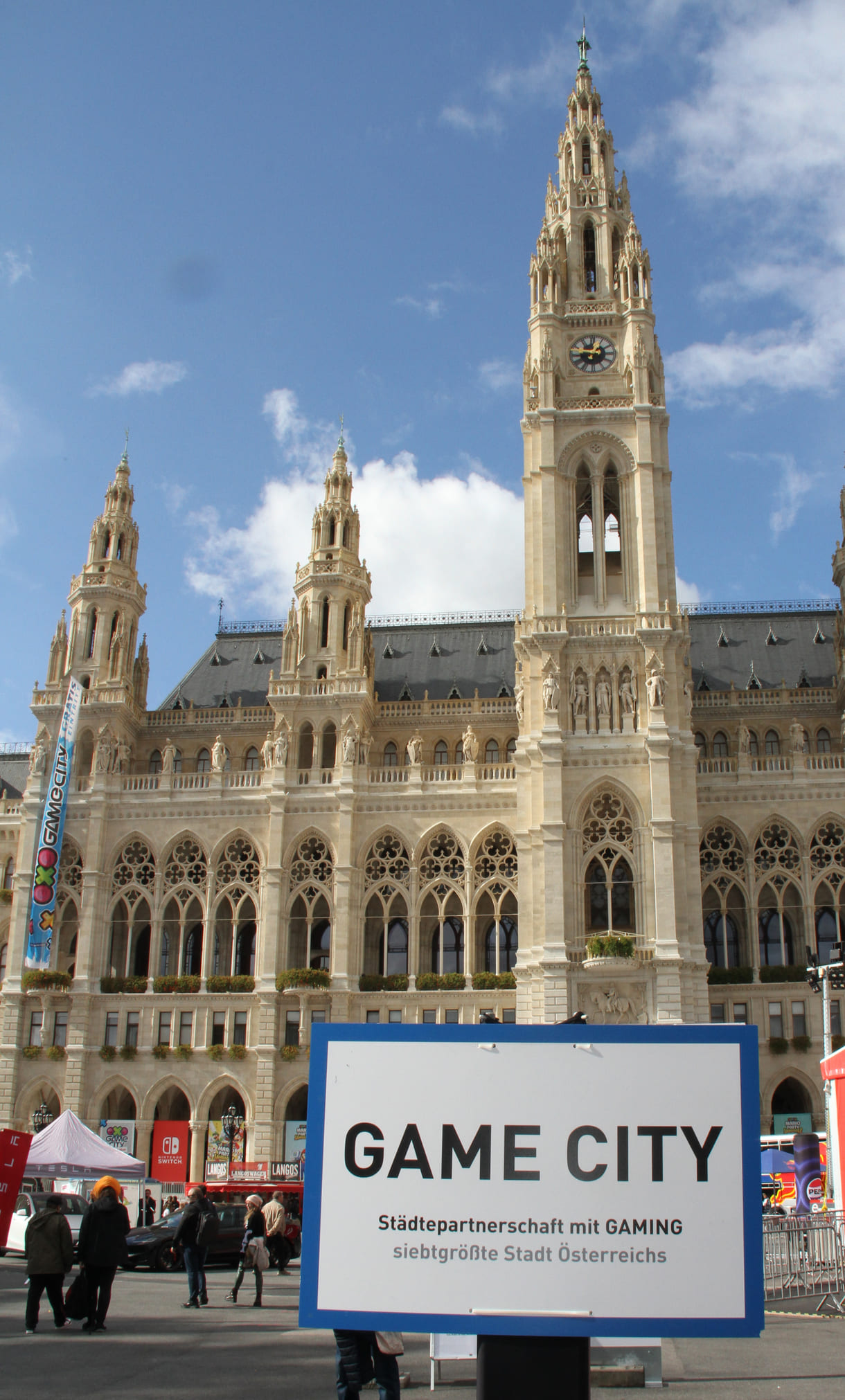 Rathaus gleich zweier Städte - von Wien und von der Game City ;)