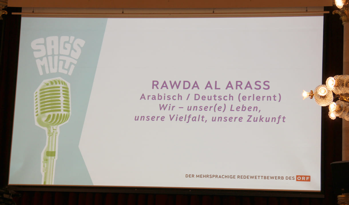 Insert zu Rawda Al Rawass und ihrer Rede