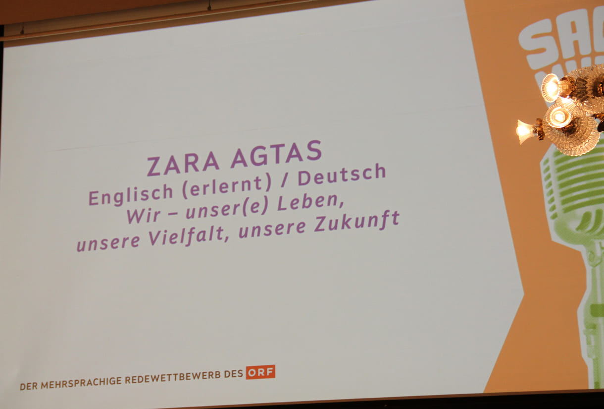 Insert zu Zara Ağtaş und ihrer Rede