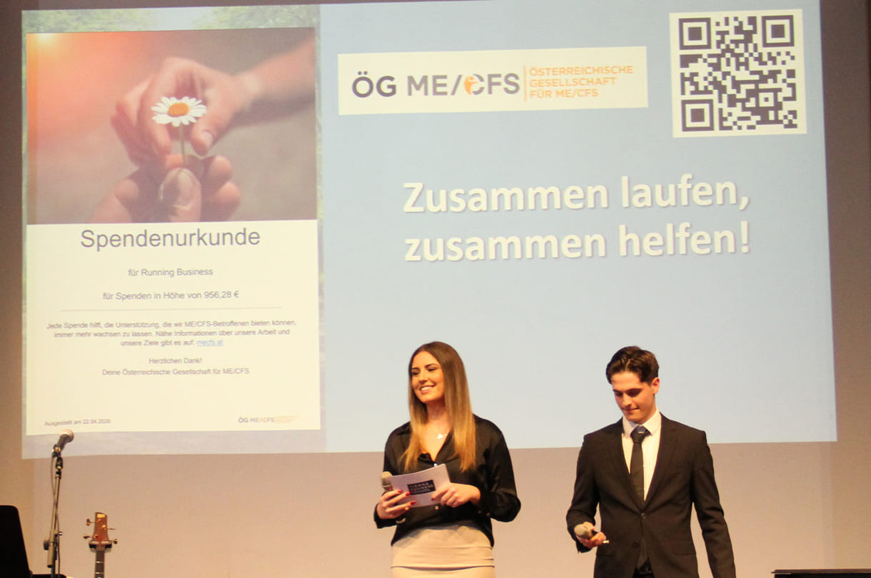 Laufen und gehen zugunsten der Gesellschaft, die sich mit dem Erschöpfungssyndrom auseinandersetzt