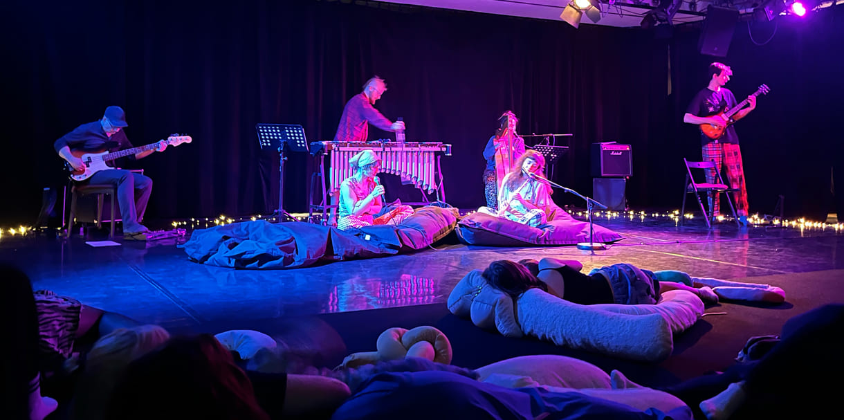 Schnappschuss aus "Sandman's Session" zum Abschluss des Vrumstivals