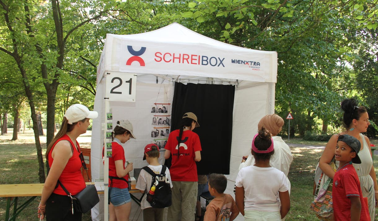 Immer eine Attraktion: Die Schrei-Box