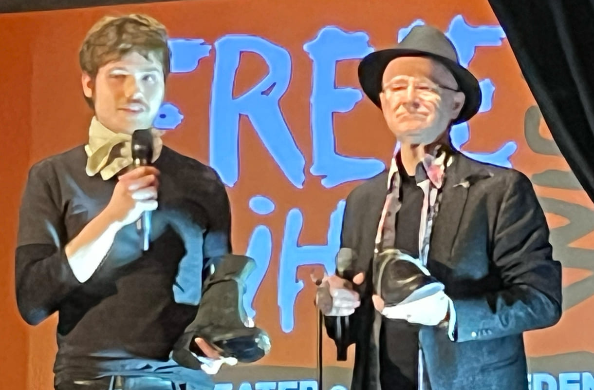 Schuhmacher Ludwig Max Laengauer und Gernot Kranner