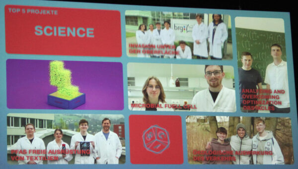 Fotos aller fünf Science-Finalist:innen