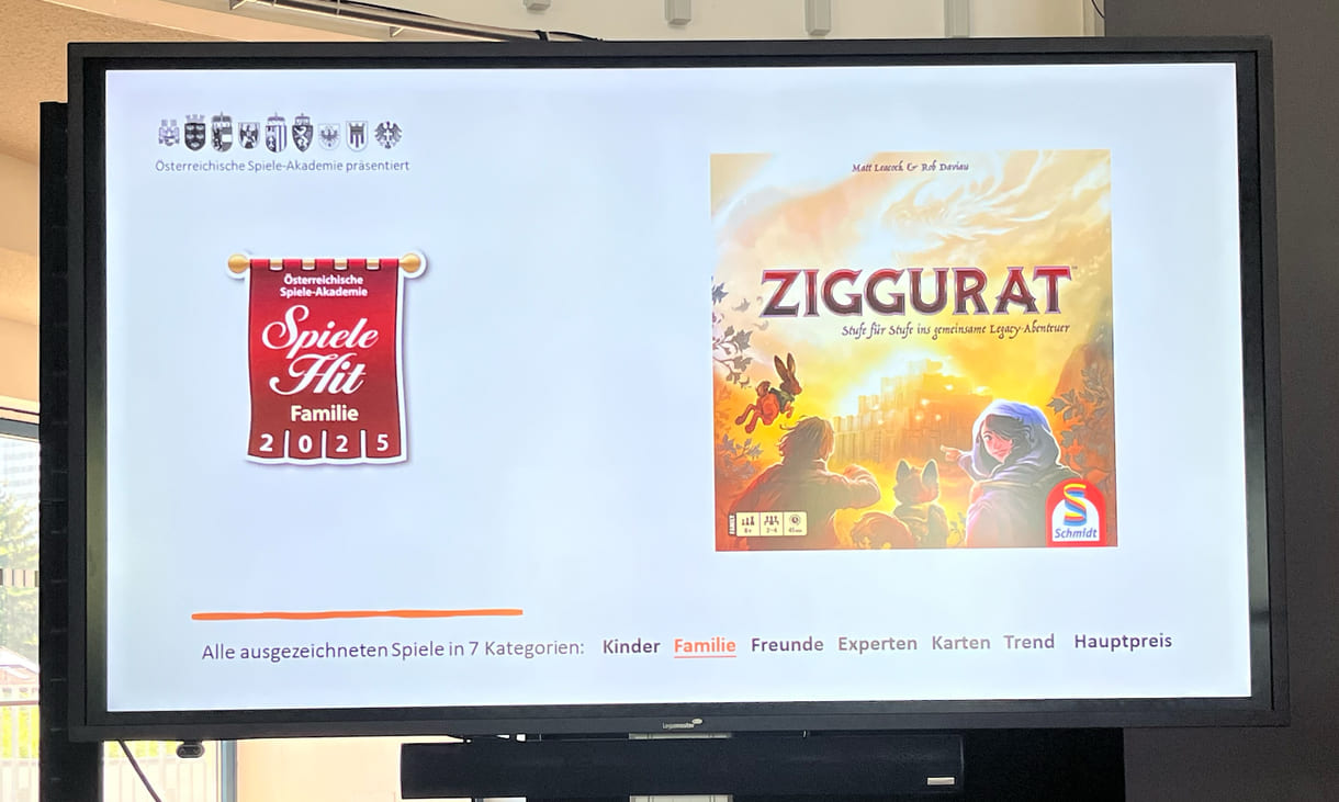 Familienspiel-Hit: Ziggurat