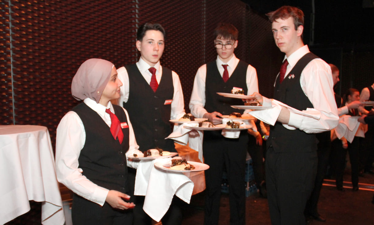 Bereit zum Servieren...