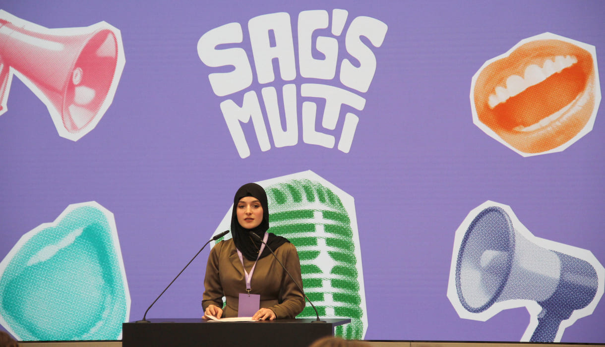 Sham Alhamdani (BORG 15), sprach Arabisch und Deutsch