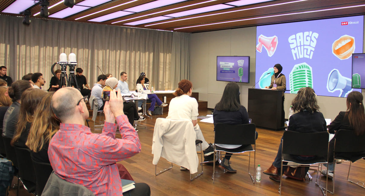 Sham Alhamdani (BORG 15), sprach Arabisch und Deutsch