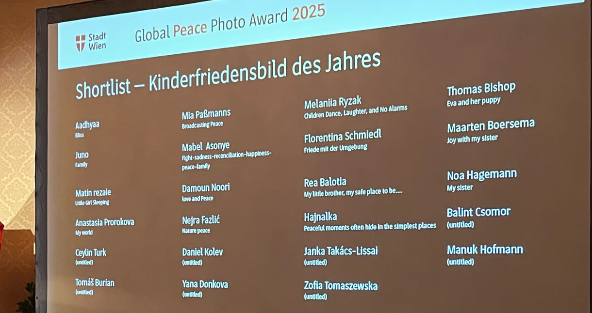 Shortlist der besten ungen und jüngsten Fotograf:innen (Kinder)