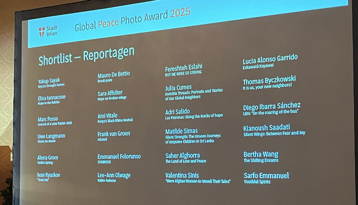 Shortlist der besten Reportagen-Fotograf:innen