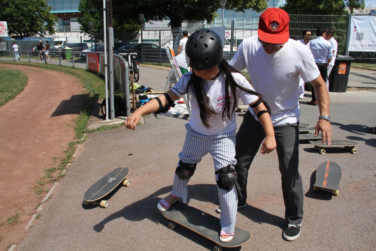 Skateboards zum Ausprobieren