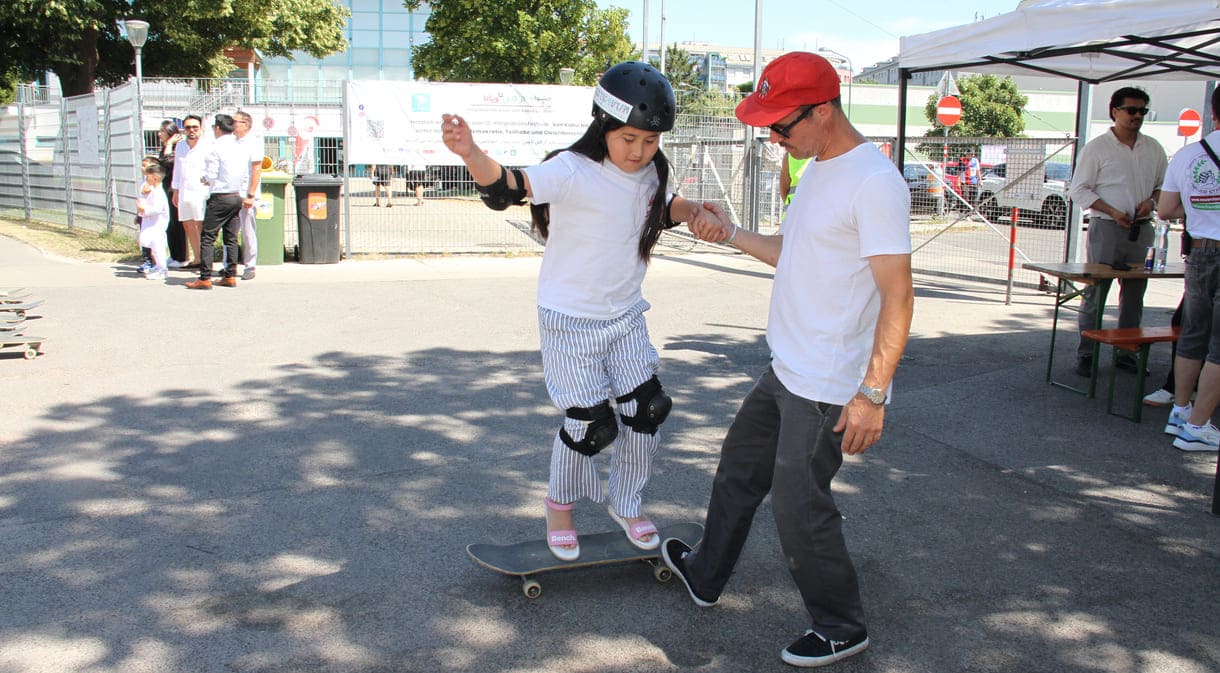 Skateboards zum Ausprobieren