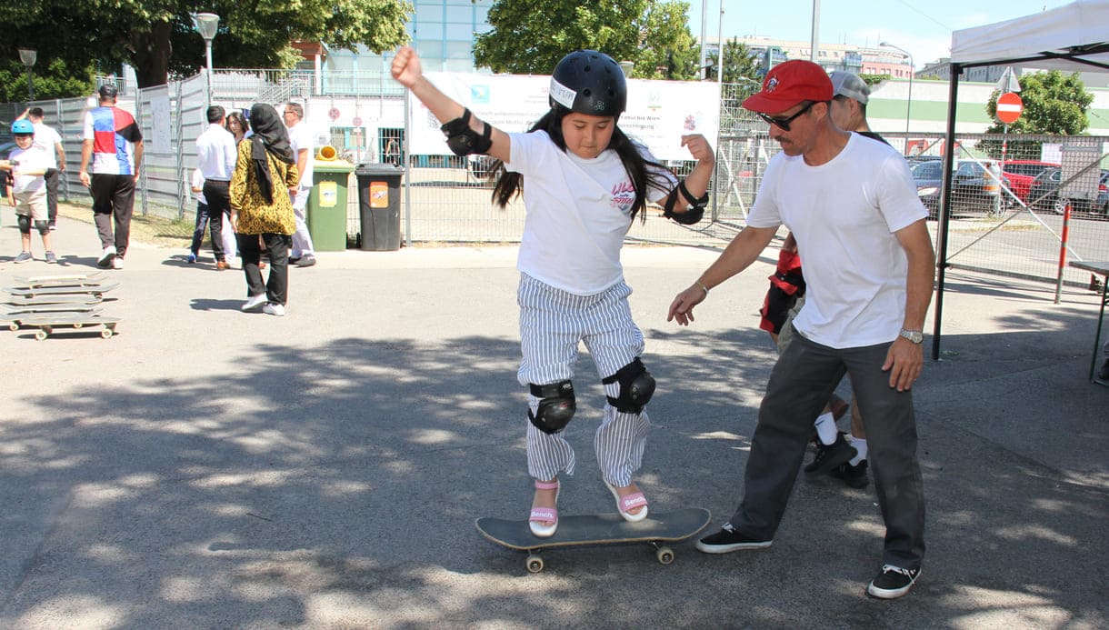 Skateboards zum Ausprobieren