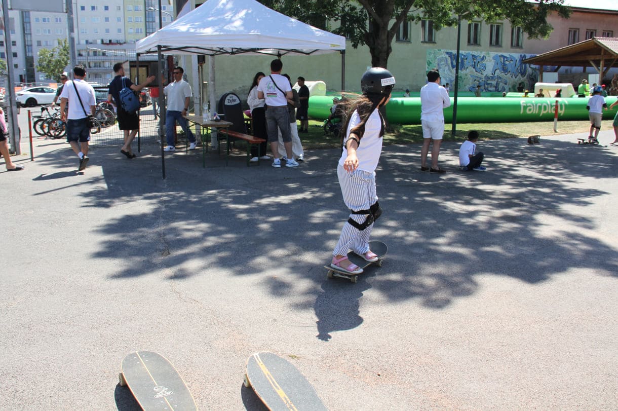 Skateboards zum Ausprobieren