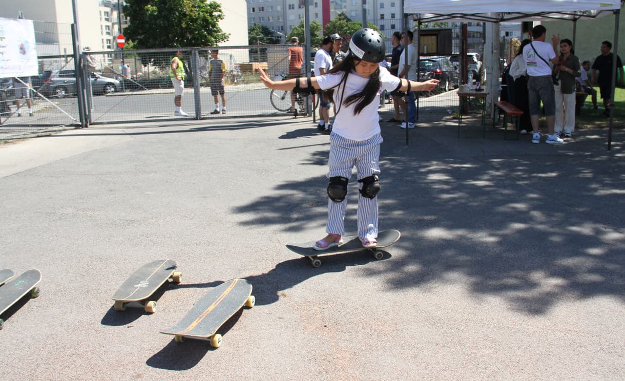 Skateboards zum Ausprobieren