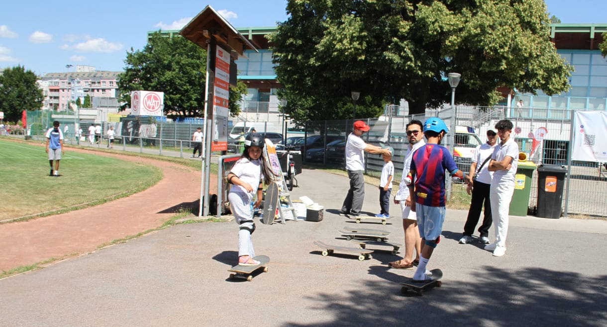 Skateboards zum Ausprobieren