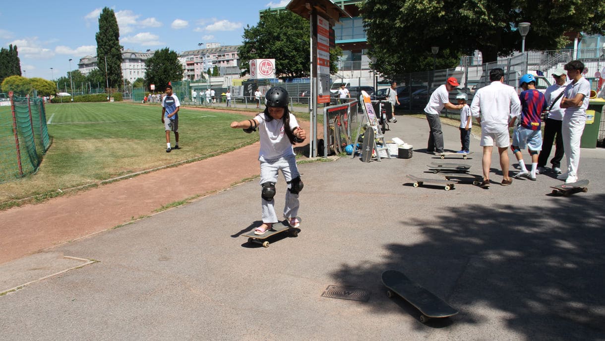Skateboards zum Ausprobieren