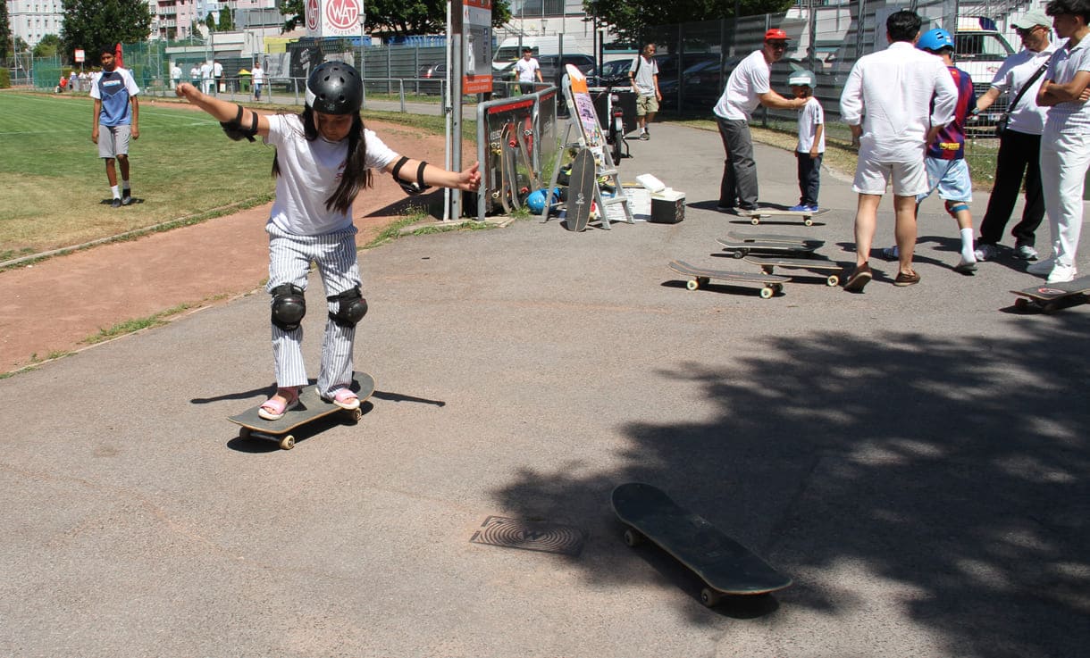 Skateboards zum Ausprobieren