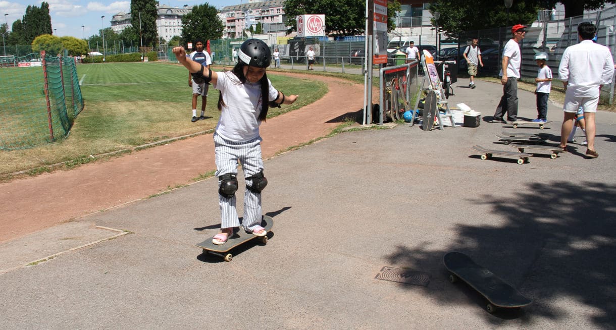Skateboards zum Ausprobieren