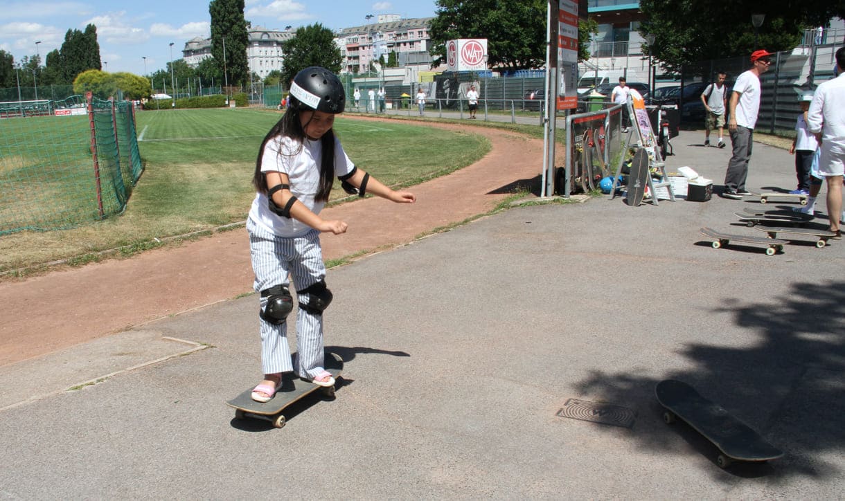 Skateboards zum Ausprobieren