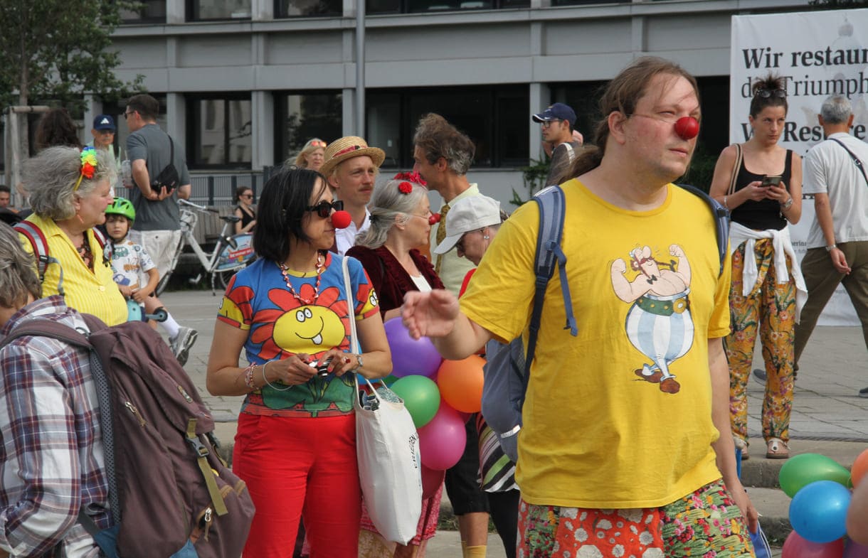 Lachen auch auf dem T-Shirt