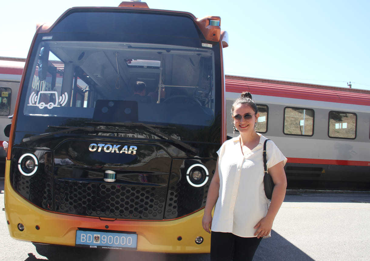 Oberste Softwre-Entwicklerin der autonomen Busse von Otokar: Elif Tow