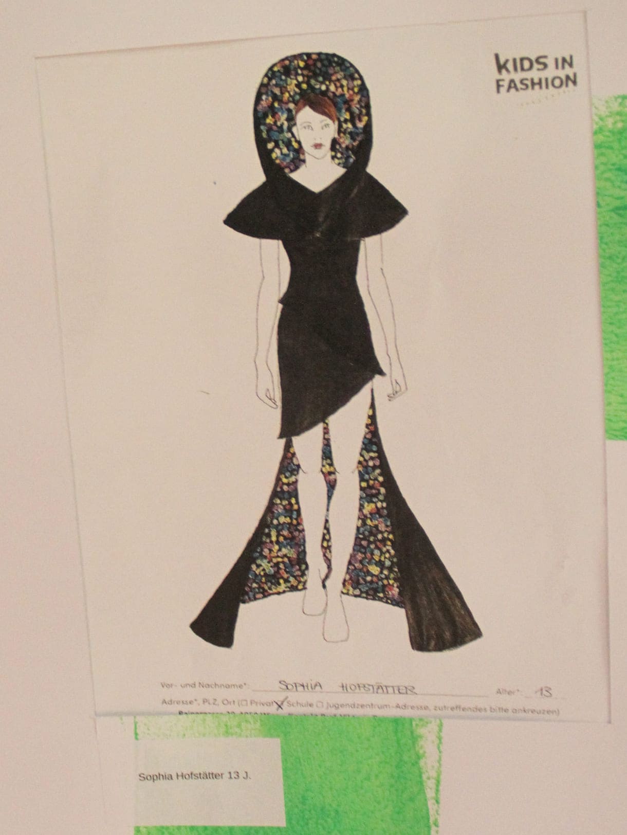 Entwurf von Sophie Hofstätter, 13