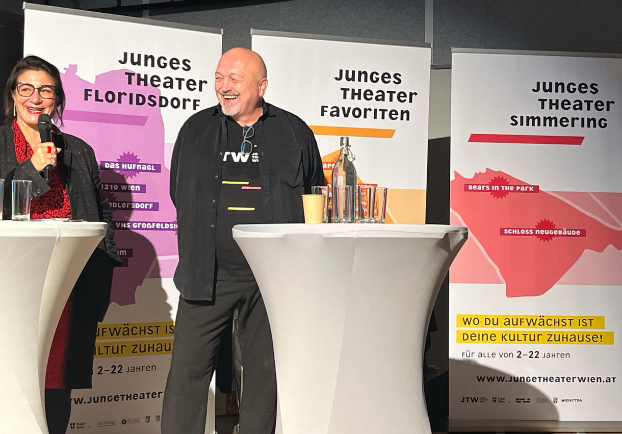 Stadträtin Veronica Kaup-Hasler und JTW-Leiter Stephan Rabl
