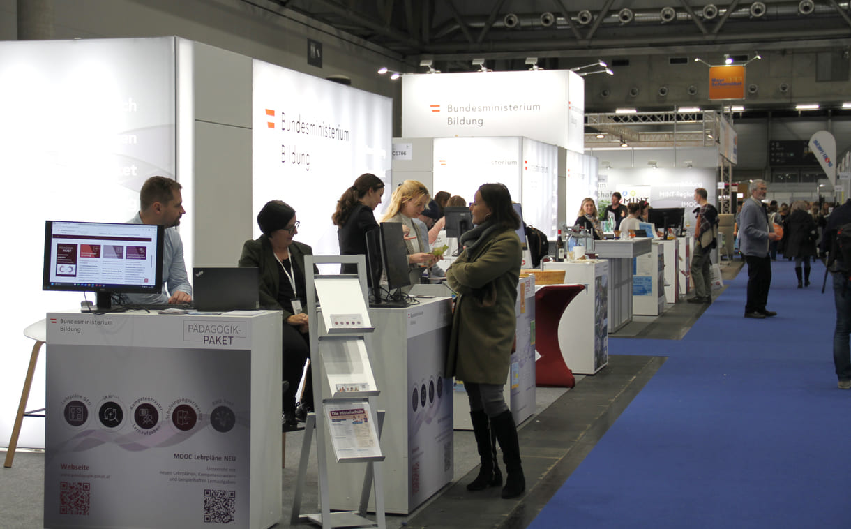 Impression von der Interpädagogica 2025 in der Messe Wien