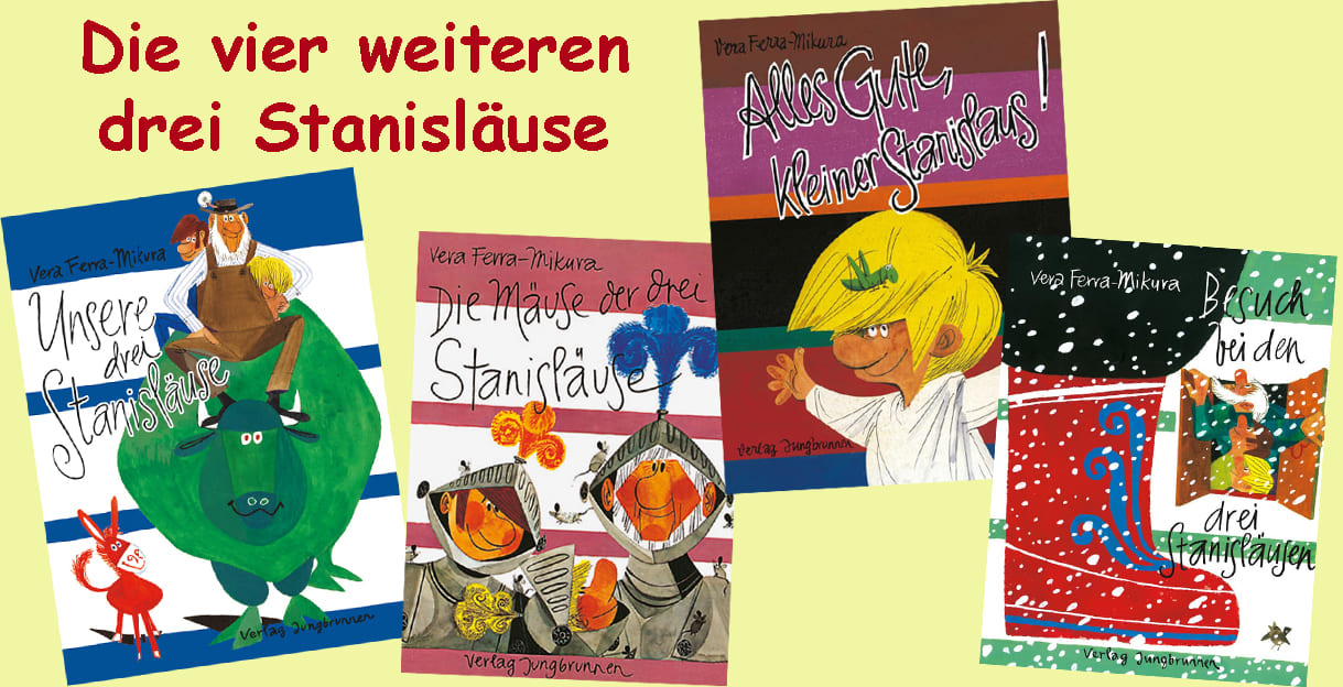 Bild-Montage aus den Titelseiten der vier weiteren 