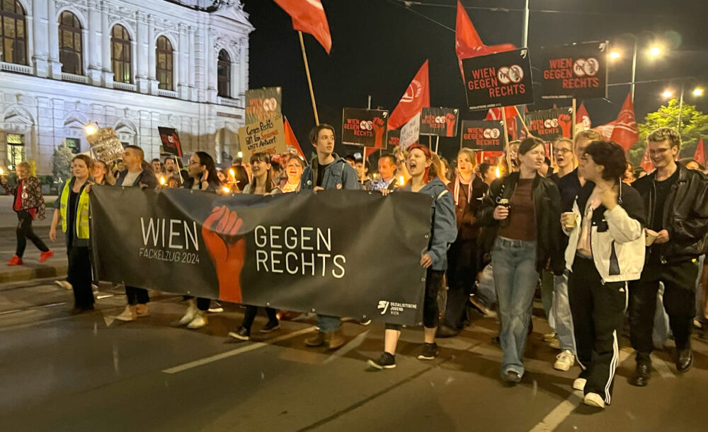 Start-Transparent: "Wien gegen Rechts"