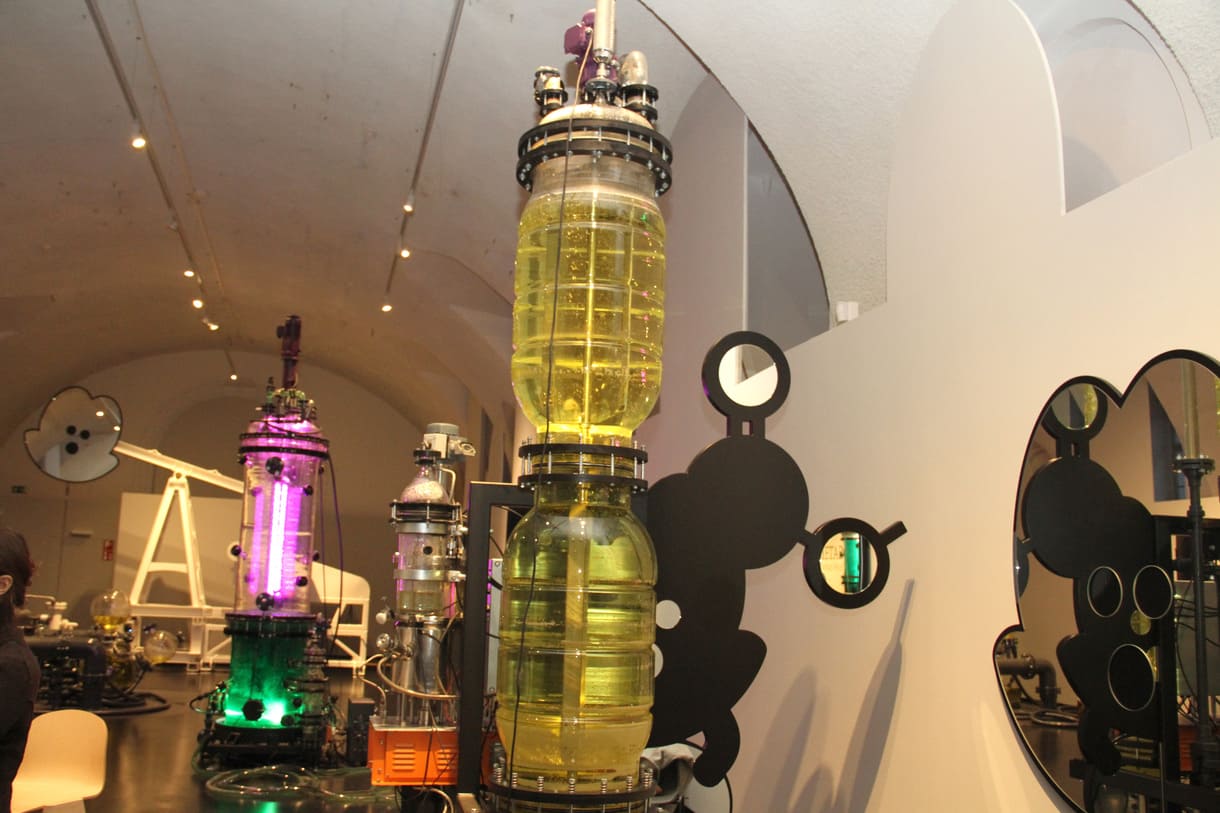 Station in der Installation "Metabolica"
