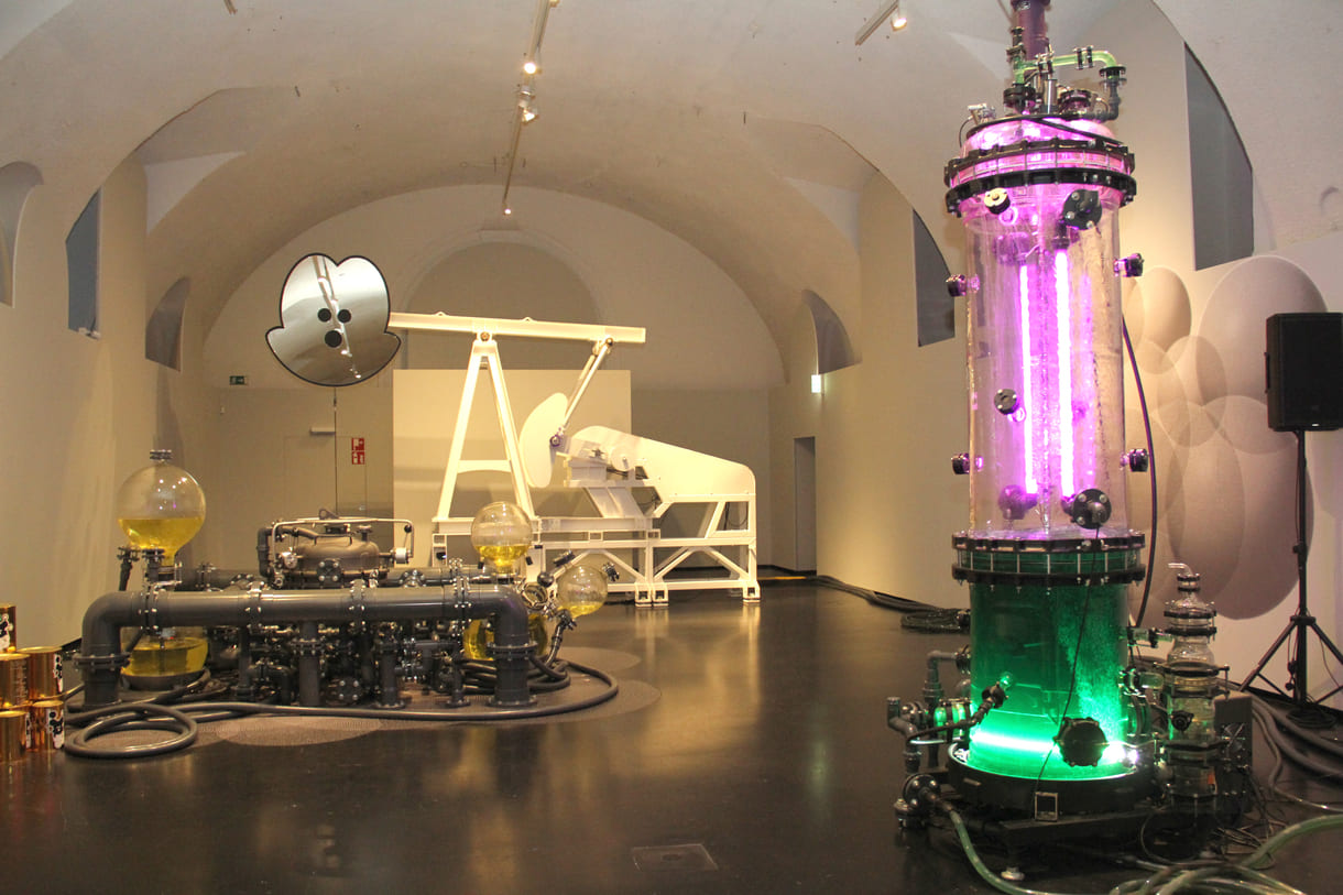Station in der Installation 