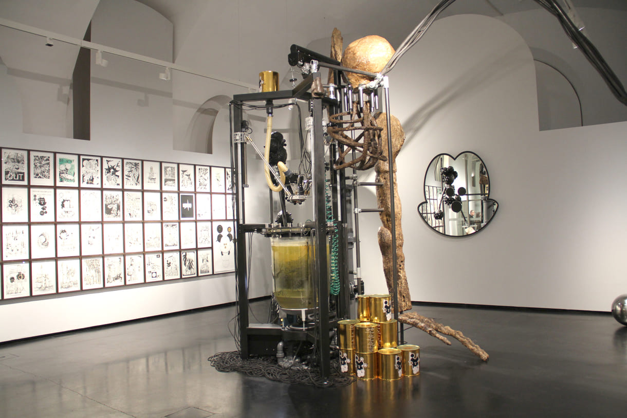 Station in der Installation 