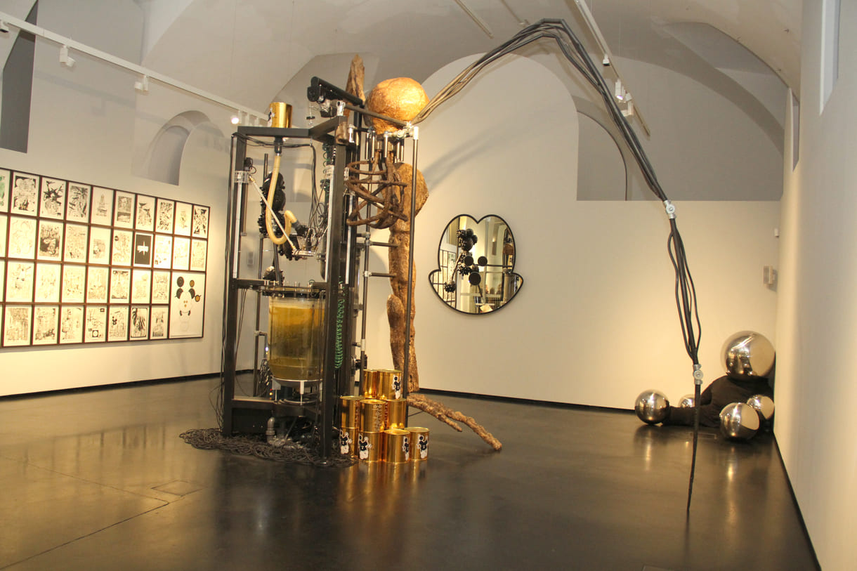 Station in der Installation 