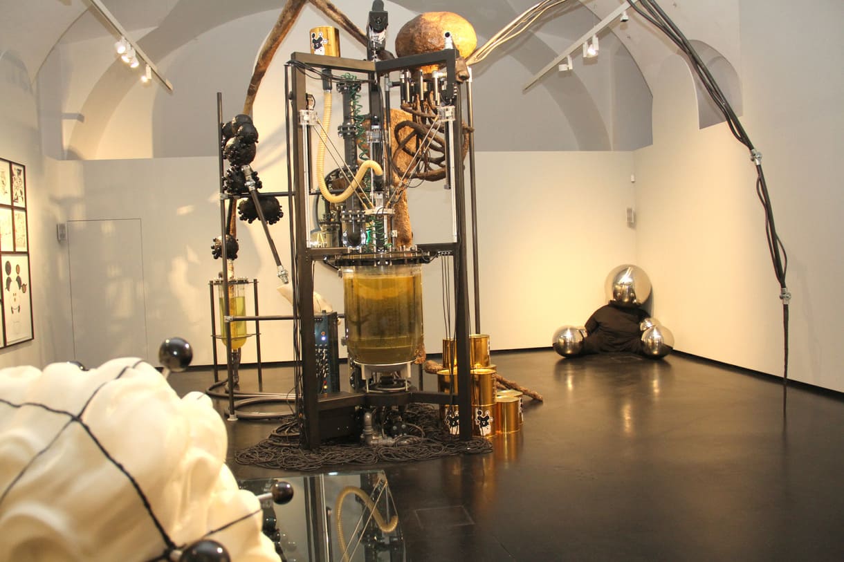 Station in der Installation 