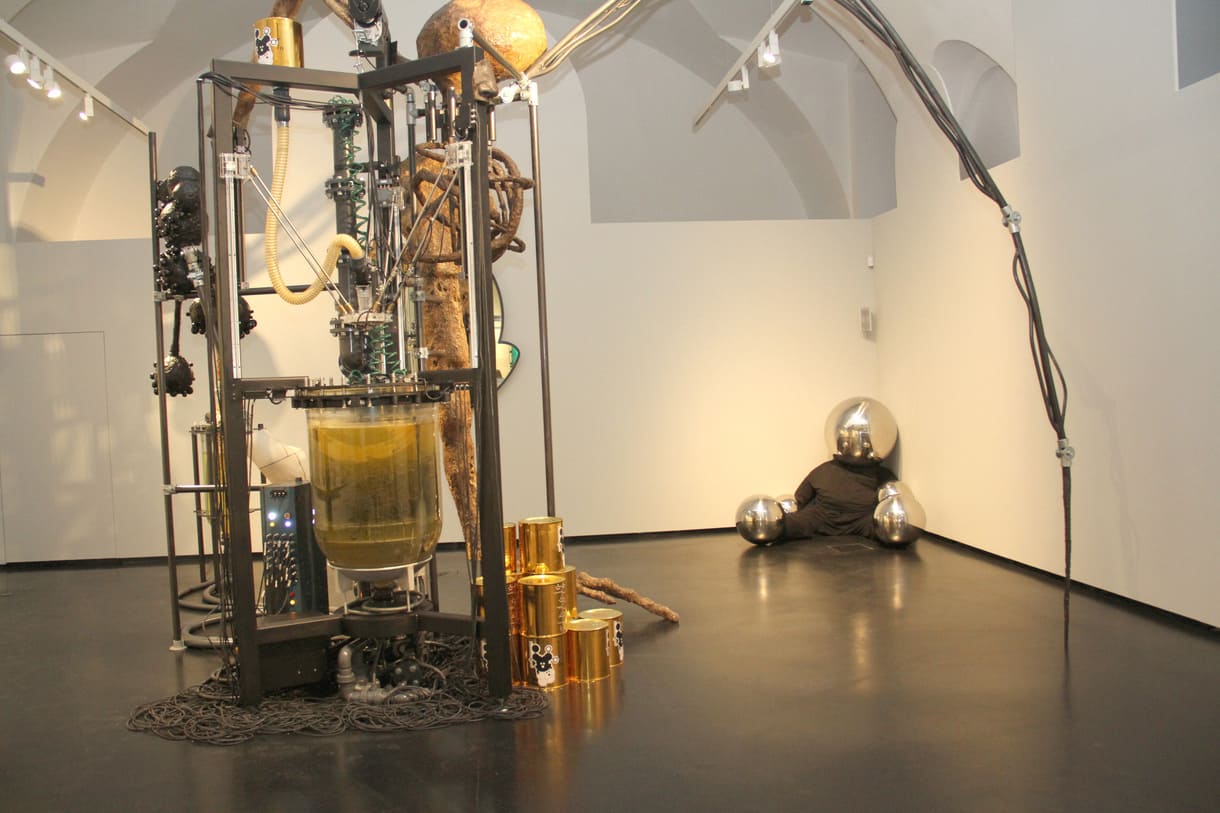 Station in der Installation 