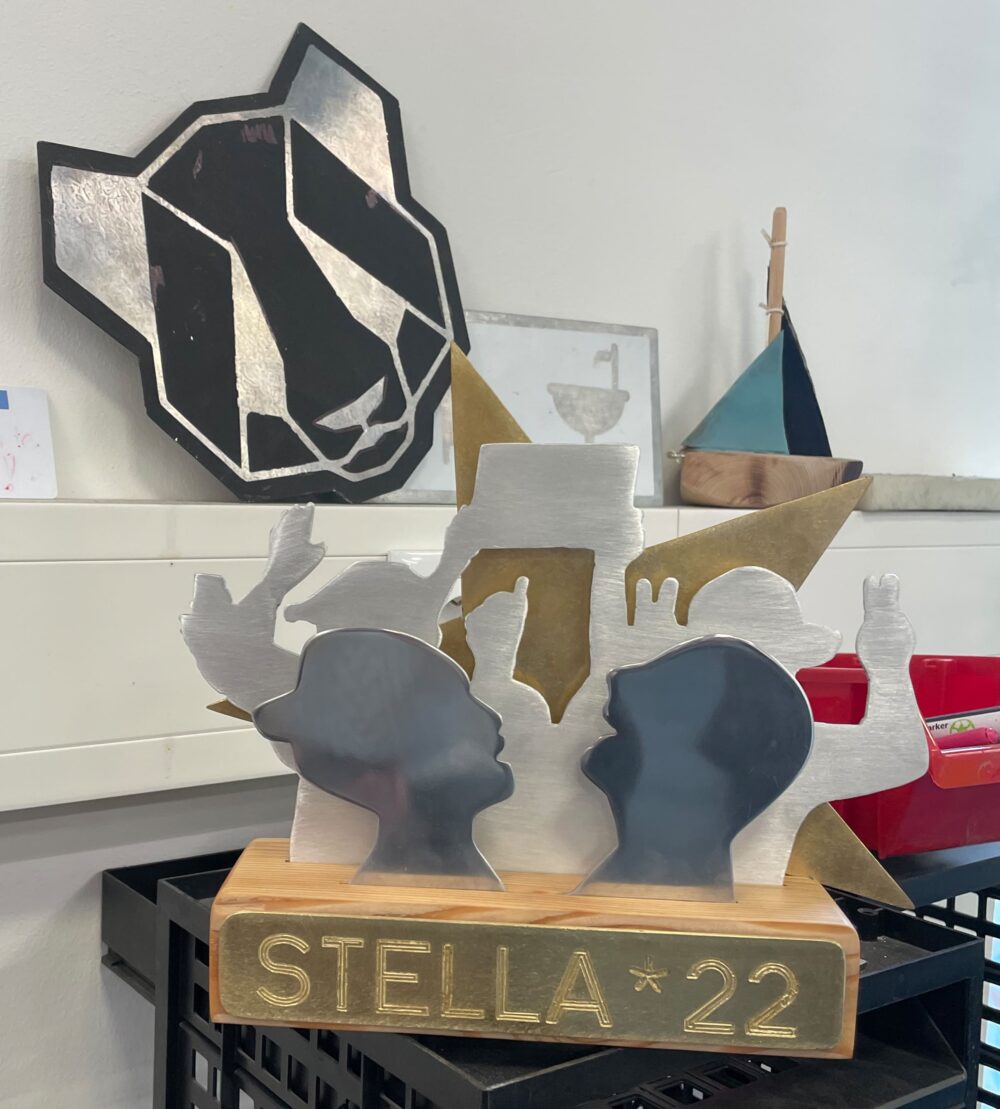Die diesjährige Stella-Award-Statue wurde in der WuK-Werkstätte angefertigt
