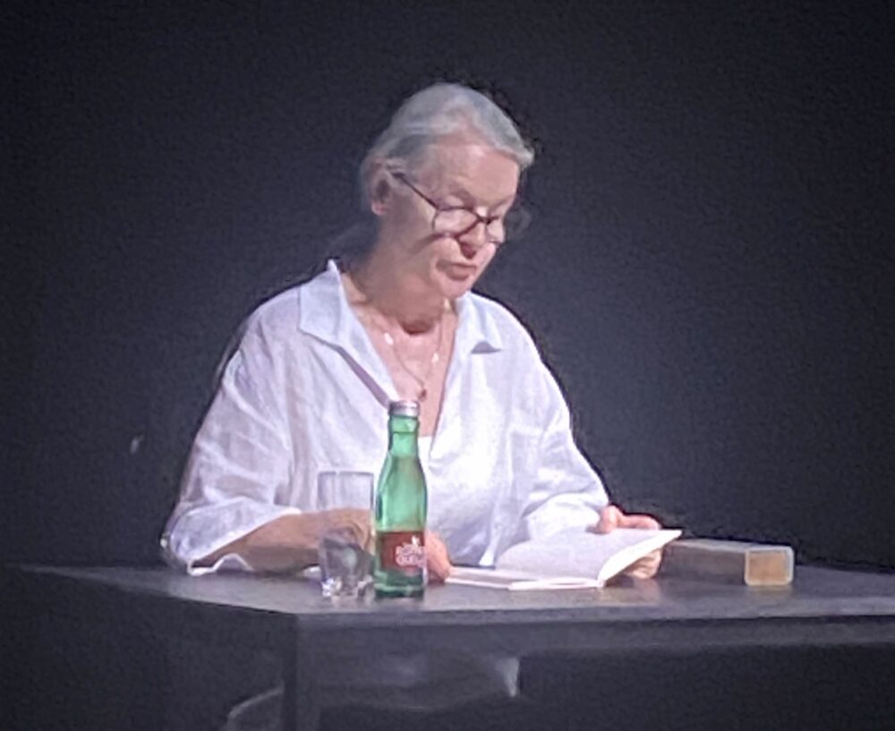 Schriftstellerin Marlene Streeruwitz las in der Theater Arche aus ihrem 