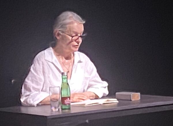Schriftstellerin Marlene Streeruwitz las in der Theater Arche aus ihrem "Handbuch gegen den Krieg"